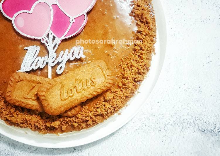 Resep Lotus Biscoff Anniversary Cheese Cake Anti Gagal