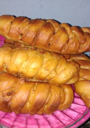 Foto resep Roti pisang lilit