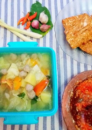 Foto resep Soup Pentol