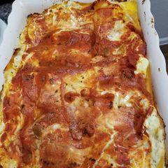 A picture of Sausage Lasagna.