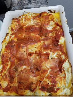 A picture of Sausage Lasagna.