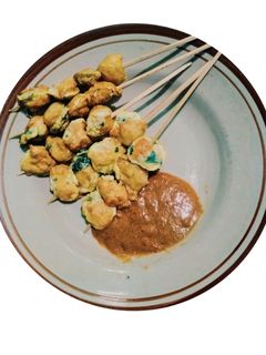 Foto resep Pentol/somay saus kacang