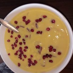 A picture of Fruit Custard.
