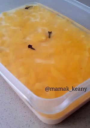 Foto resep Puding Susu Siram Setup Nanas