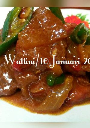 Foto resep Daging Sapi Saus Tiram