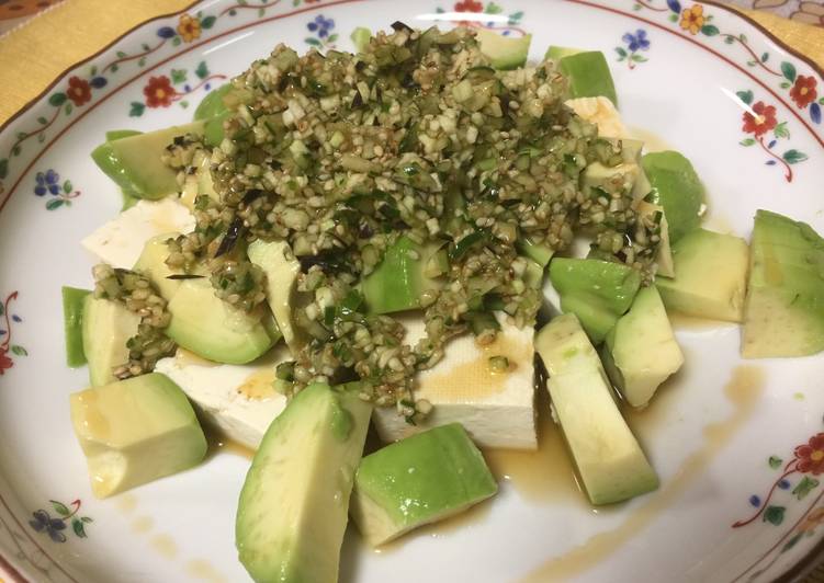 How to Make Award-winning Tofu Avocado Salad