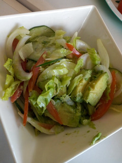A picture of English salad.
