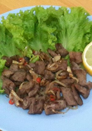 Foto resep Sapi Panggang Lada Hitam (Diet Mayo)