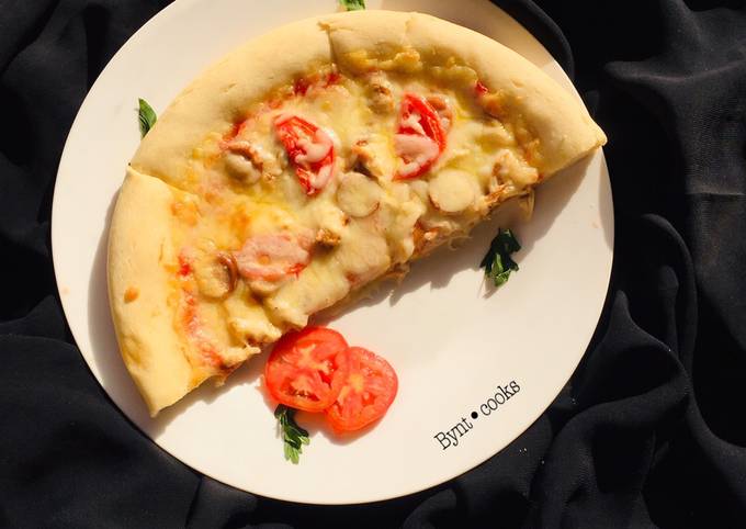 Step-by-Step Guide to Make Super Quick Homemade Chicken pizza