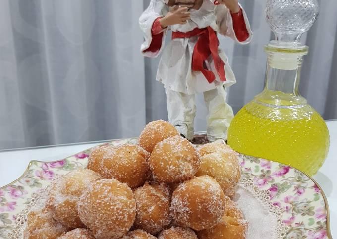 Castagnole di carnevale al limoncello