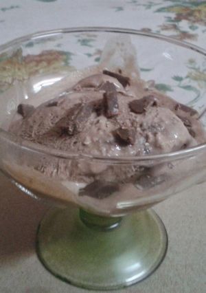 A picture of Chocolate icecream.