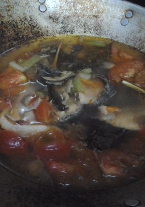 Foto resep Sop Ikan Salmon Tomat Istimewa