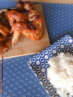 A picture of Authentic Thai Food • Grilled Chicken Wings |ThaiChef food.