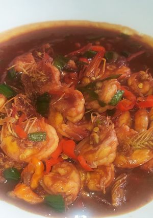 Foto resep UDANG SAUS TIRAM PEDAS 🧡 sri