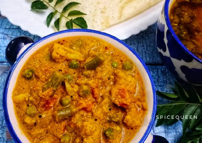 Veg. Chettinad Curry Recipe By Spicequeen - Cookpad