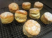 A picture of english scones