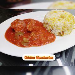 A picture of Chicken Manchurian.