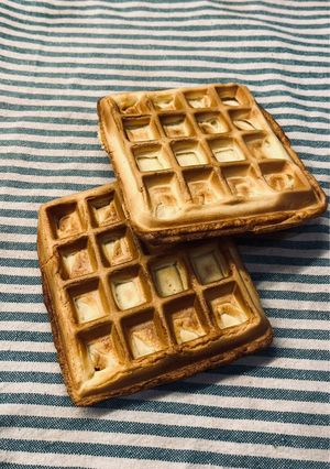 Una foto de Waffles tradicionales