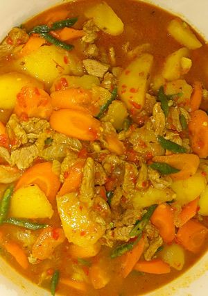 A picture of Goulash potato.