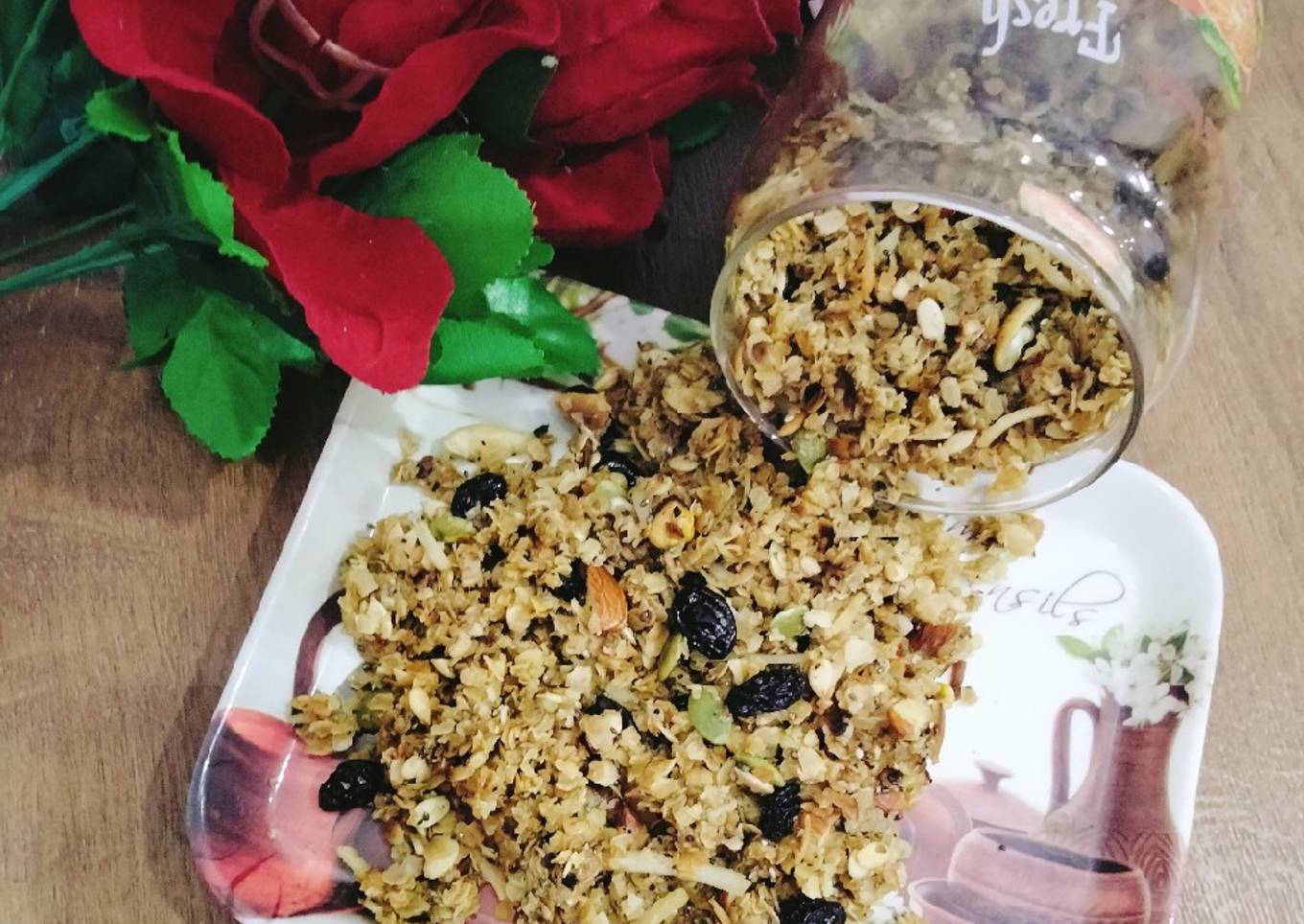 Homemade Granola yummy and healthy