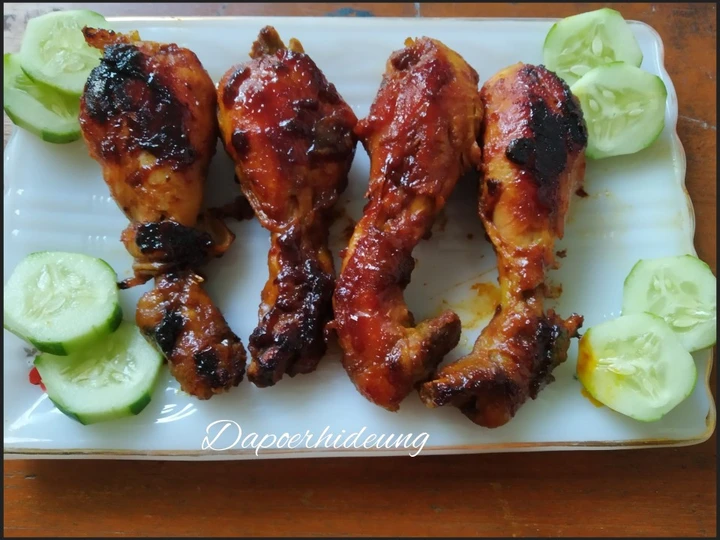Cara Gampang Membikin Resep Ayam bakar teflon bumbu kuning yang Sempurna Anti Ribet, Mantap