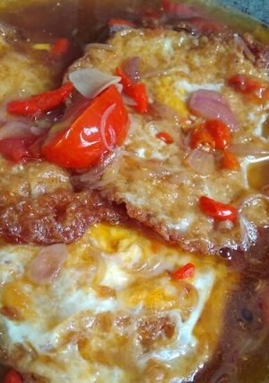 Foto resep Telor Ceplok Kuah Asam Pedas