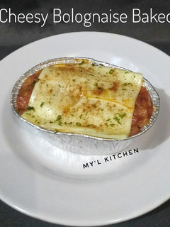 Foto resep Spicy Cheesy Bolognaise Baked Rice