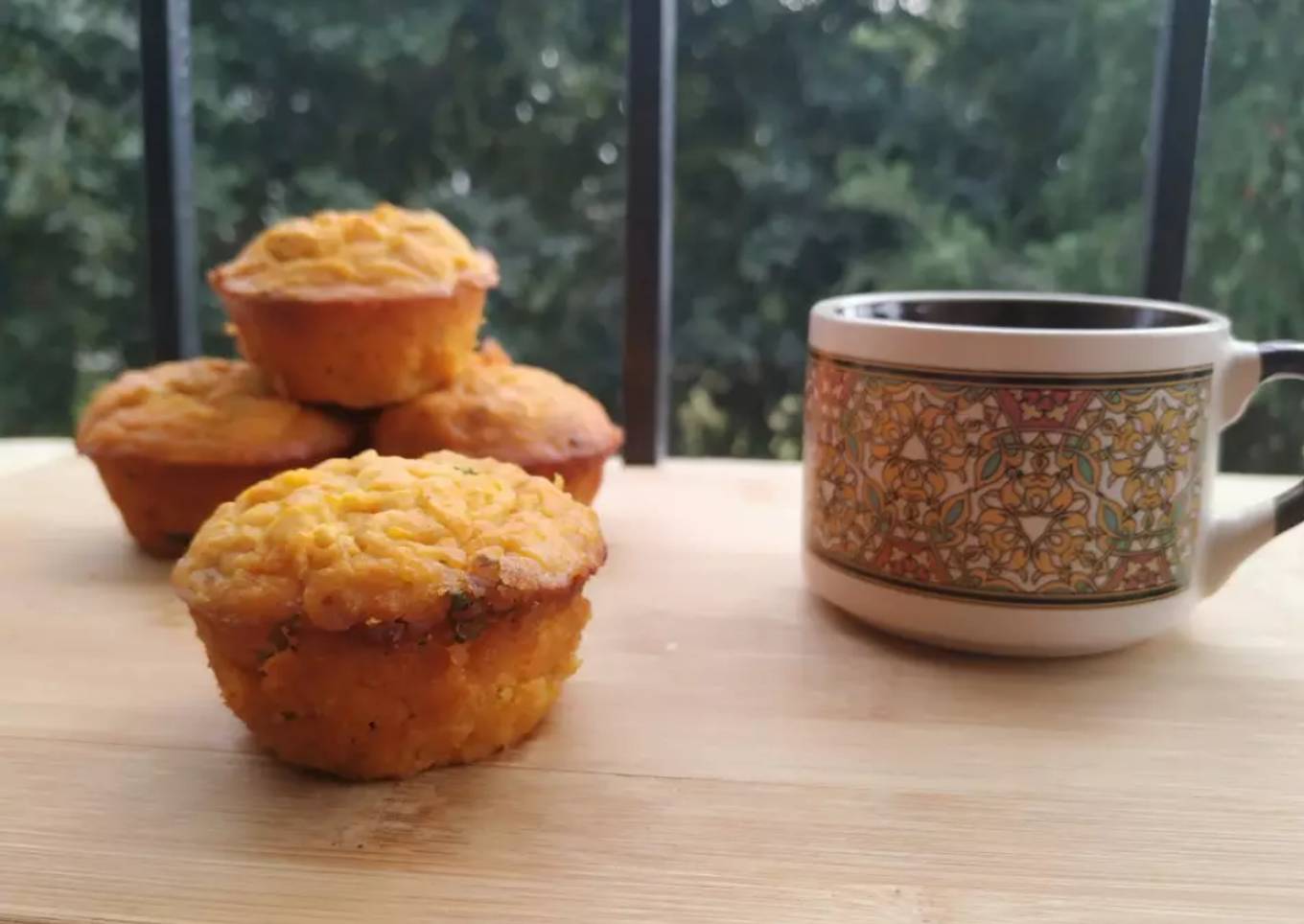 Instant Semolina Handwo muffins