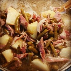 A picture of PA Dutch Ham & Greenbeans.
