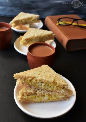 A picture of Kolkata Coffee House Egg Sandwich.