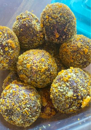 Foto resep Bola Bola Ubi Ungu Isi Gula Merah