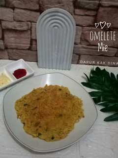 Foto resep Omelete Mie