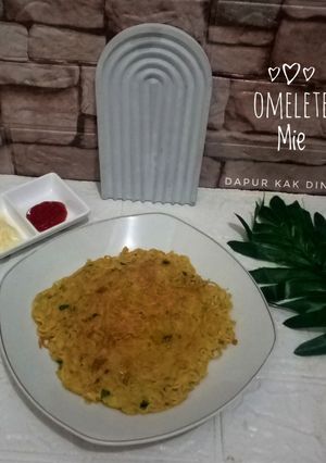 Foto resep Omelete Mie