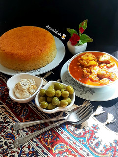 عکسی از دستور خورش قیمه آلو (آلو لپه)😋