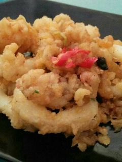 Foto resep Cumi Saos Telur Asin