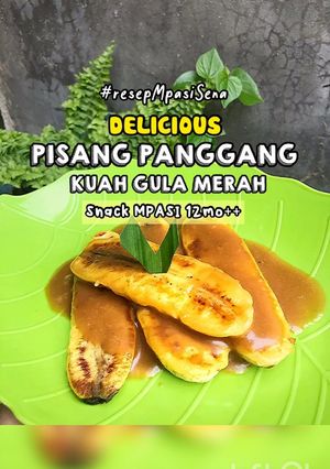 Foto resep PISANG PANGGANG KUAH GULA MERAH-Snack MPASI 12bulan++ #resepMpasiSena