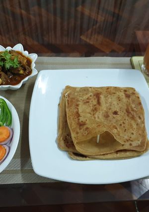 A picture of Atta Square Chapo# ThemeChallenge #Coconut Chapati Contest.
