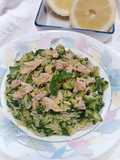 Riso Basmati con Zucchine e Tonno al Profumo di Menta e Zest di Limone