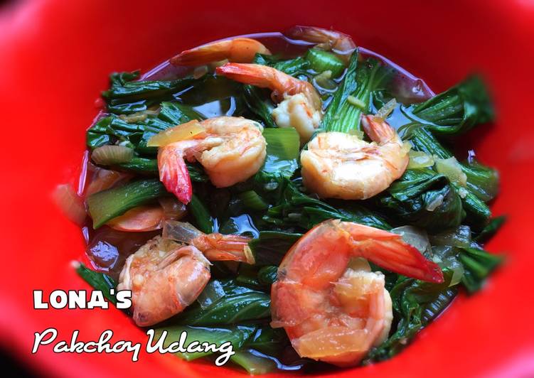 Pakchoy Udang Tumis