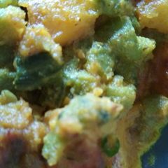 A picture of Ridged gourd Potato coconut stir fry.