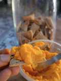 Dip/ hummus de Zanahoria y huevo duro