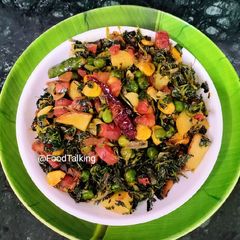 A picture of Methi Subzi (Fenugreek leaves Dry Curry).