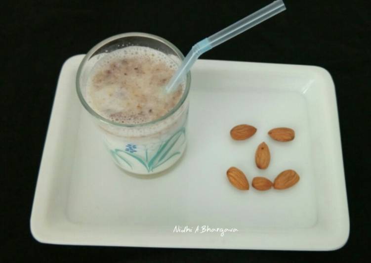 Steps to Make Super Quick Homemade Almond shake