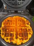 Waffles con harina de coco y nueces. Sin gluten, sin leche, sin azúcar!! FIT