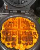 Waffles con harina de coco y nueces. Sin gluten, sin leche, sin azúcar!! FIT