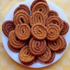 A picture of Chakri/Chakli/Murukku.