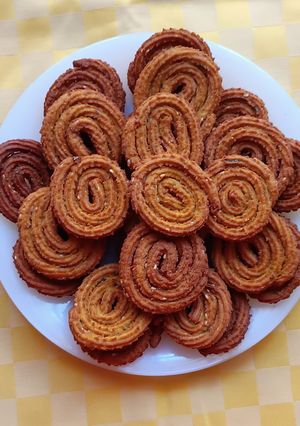A picture of Chakri/Chakli/Murukku.