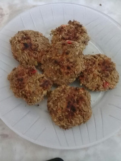 Una foto de Hamburguesa de lentejas (veganas)