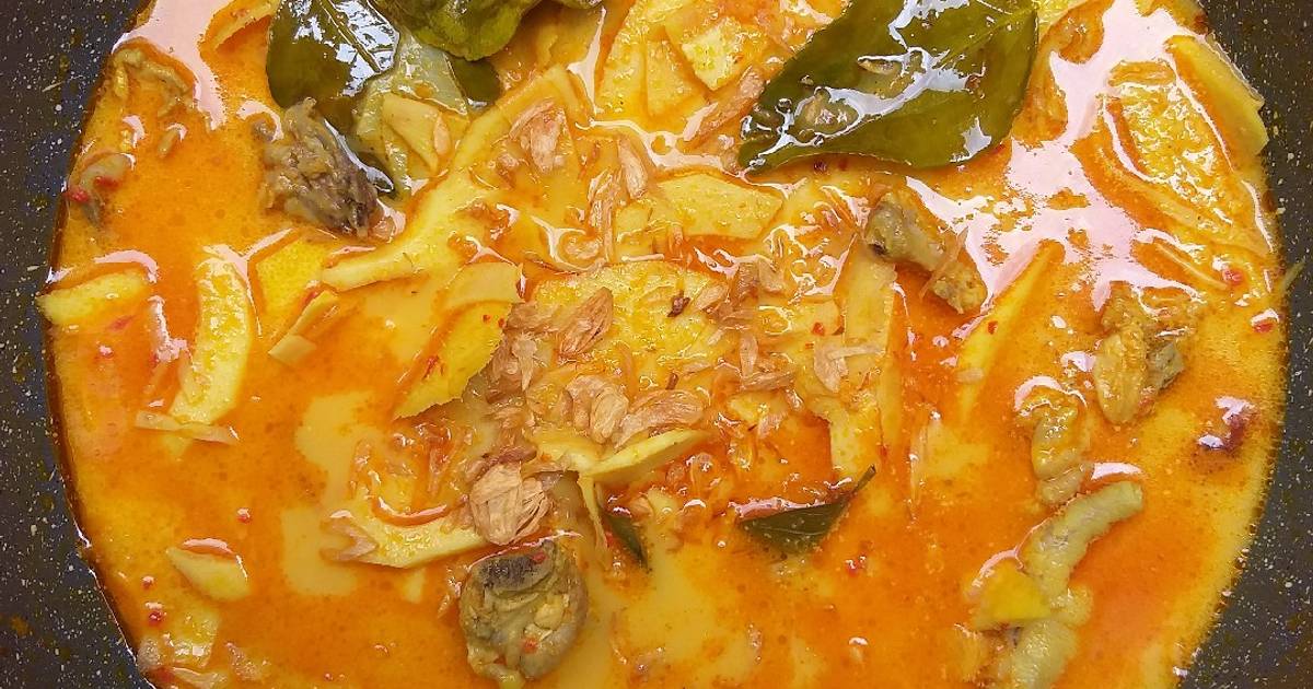 Resep Gulai Rebung Tulangan Ayam Oleh Ka Pawon By Elysnawati Cookpad