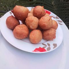 A picture of Spicy puff-puff.